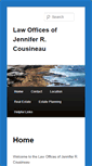 Mobile Screenshot of cousineaulawoffices.com